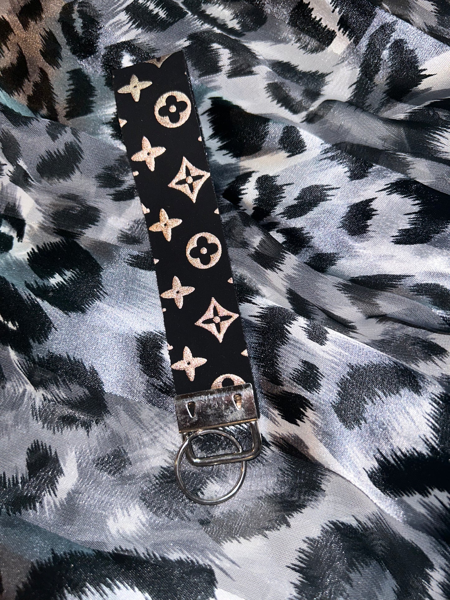 Black and gold Lv inspired