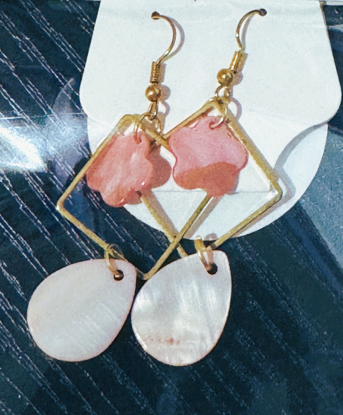 Seashell look alike PINK EDITION Earring