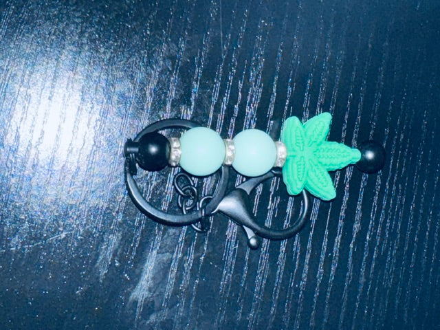 randon key chains colorful focal beads