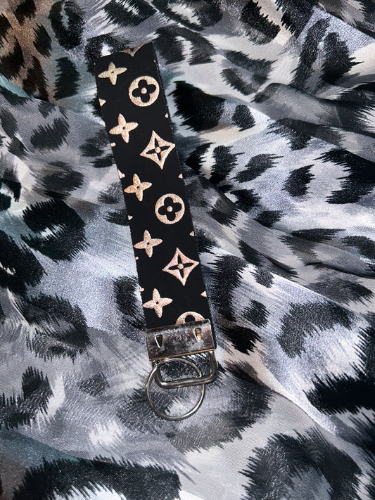 Black and gold Lv inspired