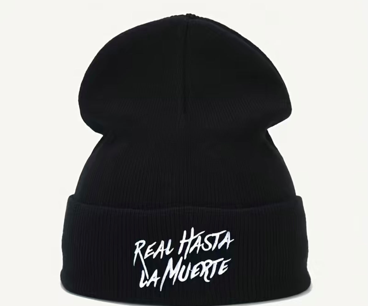 REAL HASTA LA MUERTE Inspired beanie hat