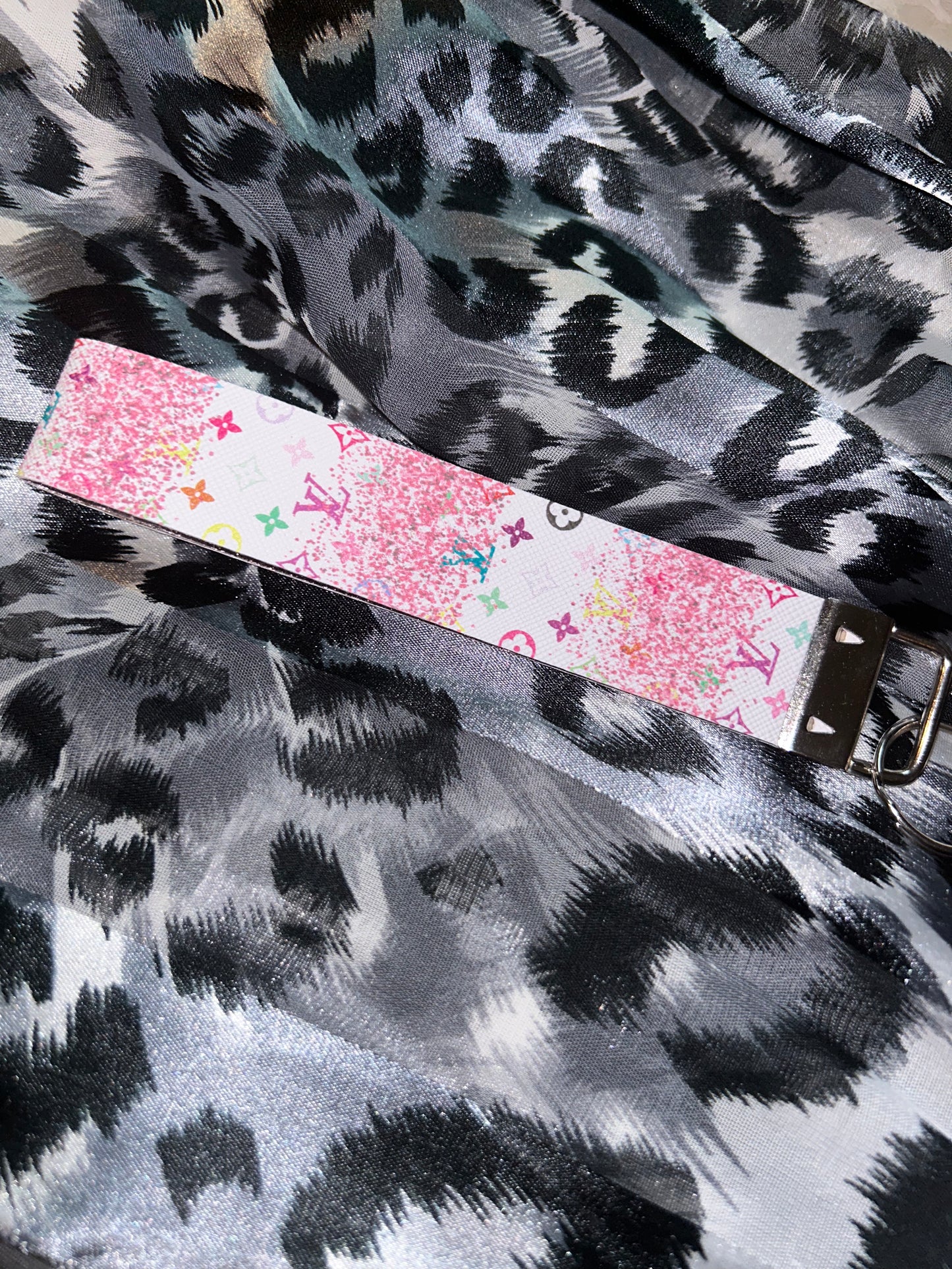 Lv inspired wristlet