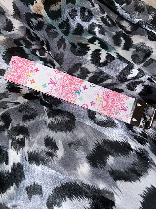 Lv inspired wristlet