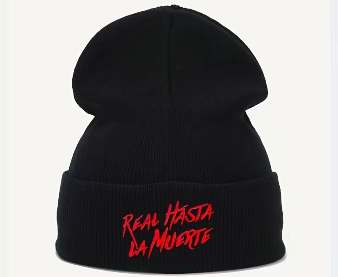 REAL HASTA LA MUERTE Inspired beanie hat