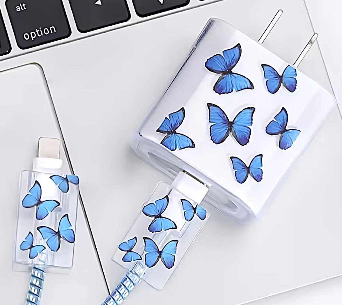 phone wire case butterfly