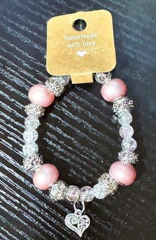 PANDORA INSPIRED BRACLETS COLORFUL ACRYLIC STYLE BEADS