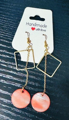 Seashell look alike PINK EDITION Earring