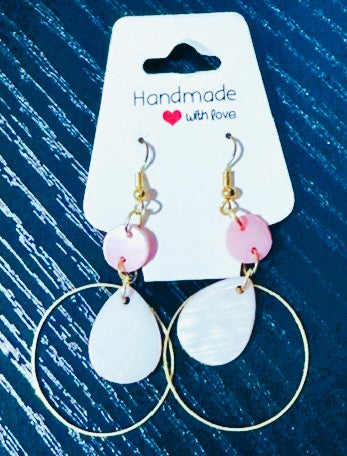 Seashell look alike PINK EDITION Earring