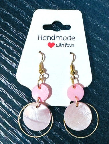 Seashell look alike PINK EDITION Earring