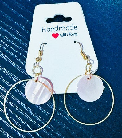 Seashell look alike PINK EDITION Earring