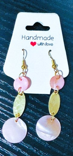 Seashell look alike PINK EDITION Earring
