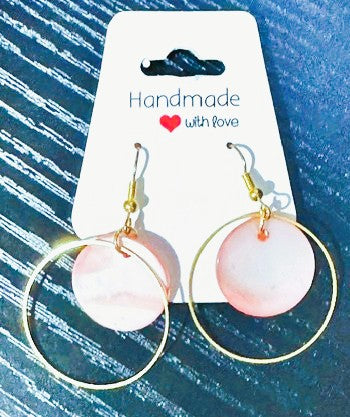 Seashell look alike PINK EDITION Earring