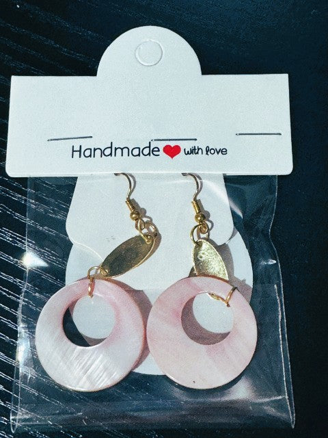 Seashell look alike PINK EDITION Earring