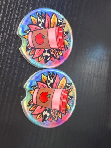CAR COASTERS 'READY TO SHIP"