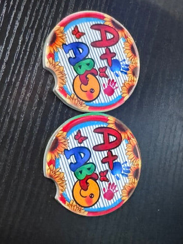 CAR COASTERS 'READY TO SHIP"