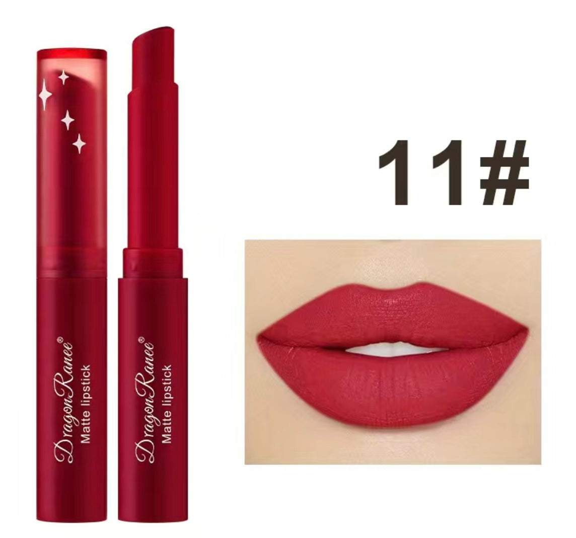 Matte finish lipsticks